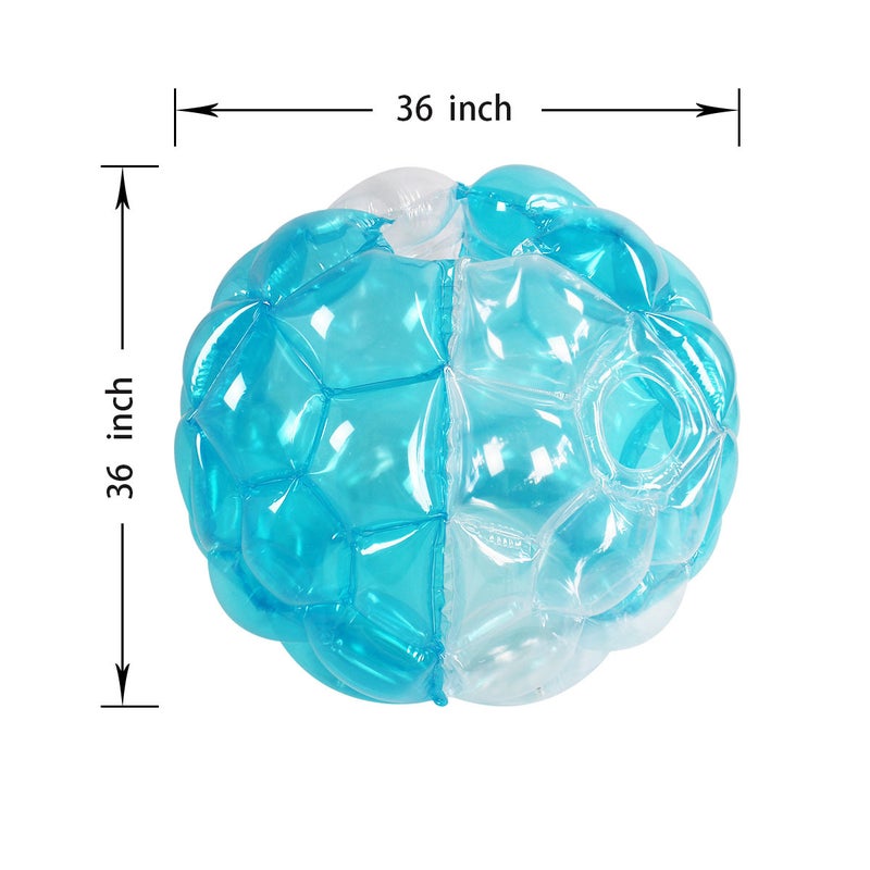 Inflatable Bumper Ball for Kids and Adults - Durable PVC Outdoor Toy Game for Parties and Play
