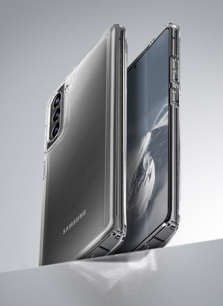 Spigen Ultra Hybrid Designed Case Cover for Samsung Galaxy S21 - Crystal Clear - Image 4