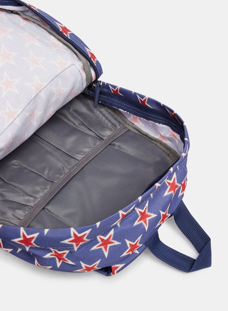Bank Unisex Star Print Backpack  - Image 4