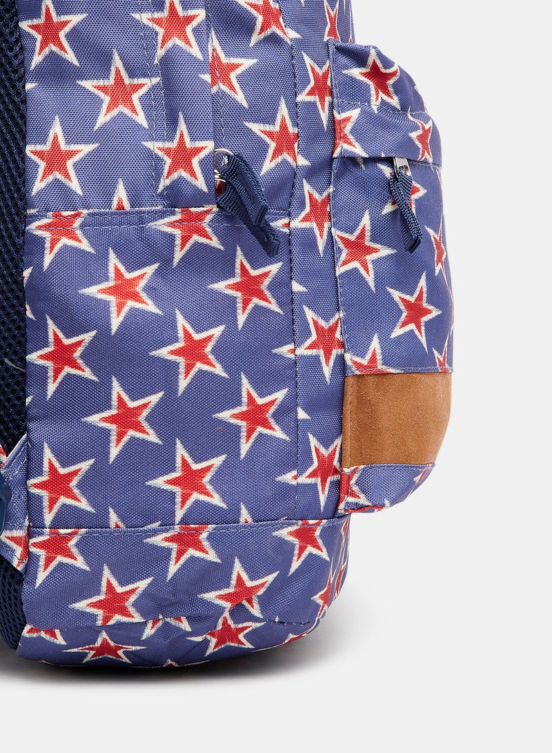 Bank Unisex Star Print Backpack  - Image 3