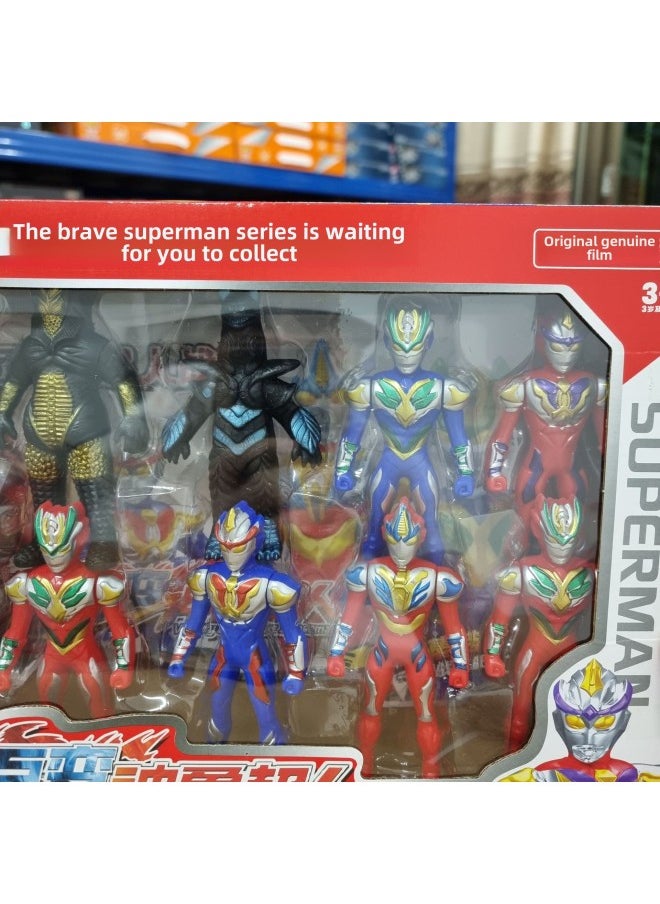 Genuine Variety Shenyong Superman 12 Pack Combination Suit Joint Movable OTE Warrior Monster Robot Toy-颜色:单款须拍满56盒的倍数才发货  - Image 4