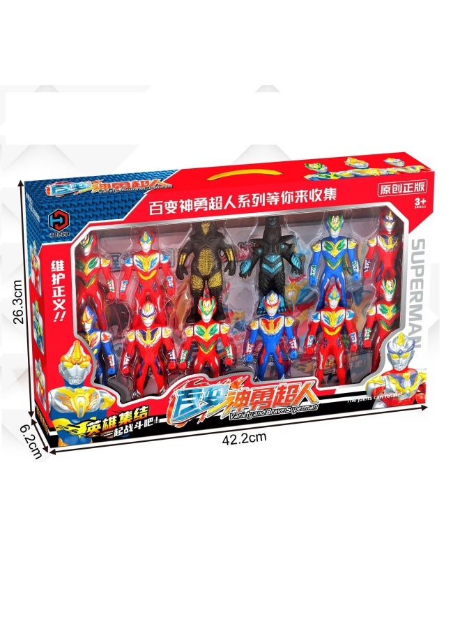 Genuine Variety Shenyong Superman 12 Pack Combination Suit Joint Movable OTE Warrior Monster Robot Toy-颜色:单款须拍满56盒的倍数才发货  - Image 5