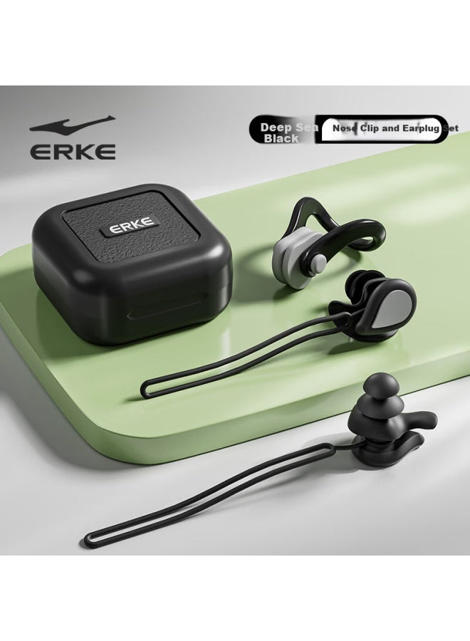 Erke Swimming Earplugs And Nose Clip Set For Kids, Waterproof And Soundproof Ear Protection Kit - Image 2