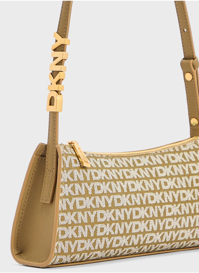 DKNY Avril Top Handle Zip Through Satchel