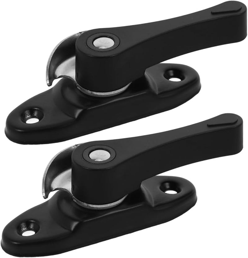 أقفال استبدال أشرطة النوافذ من الفينيل الأسود مجموعة أقفال سلامة الأطفال 9 5X3X2 9 سم - Image 2