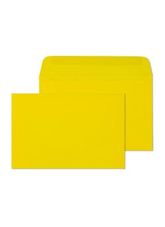 EnDoc Envelopes 6X9 Color Yellowopen Side Booklet Envelope For Stationary Greeting Card Mailing With 1 Stamp 6" X 9" Size 25 Count  - Image 1