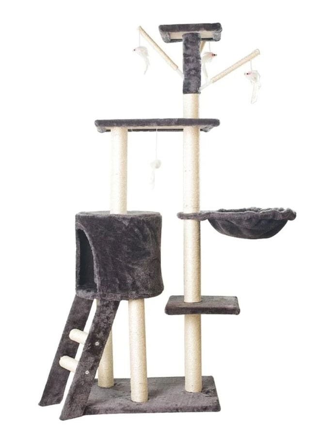 NKX - Multi-Level Kitten Play Tree with Scratching Post and Ladder - Image 1