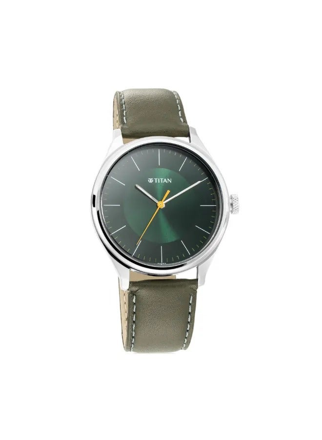 Titan Workwear Watch for Men with Green Dial & Analog Function