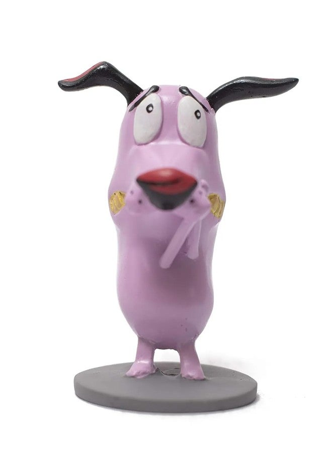 INSAIN Courage the Cowardlyy Dog Action Figure- 9 cm | Classic Cartoon Collectible | Fan Art | Handmade - Image 1