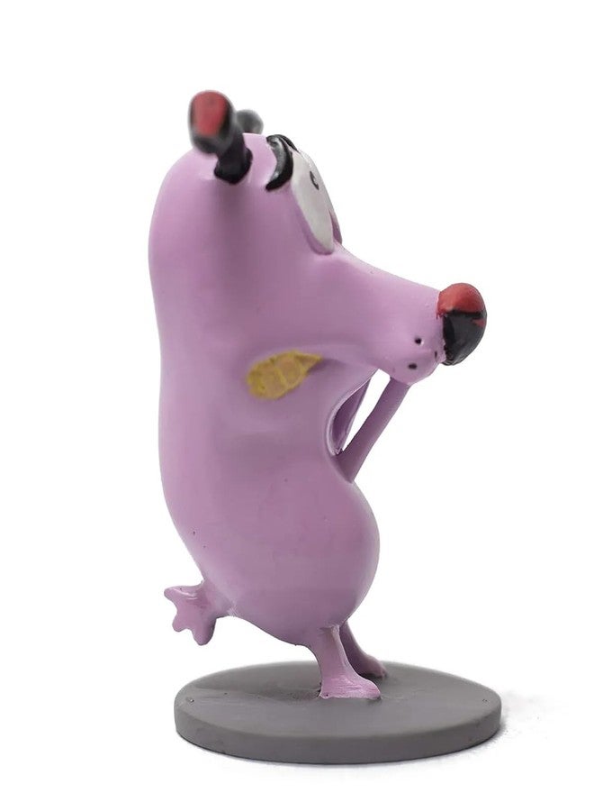 INSAIN Courage the Cowardlyy Dog Action Figure- 9 cm | Classic Cartoon Collectible | Fan Art | Handmade - Image 3