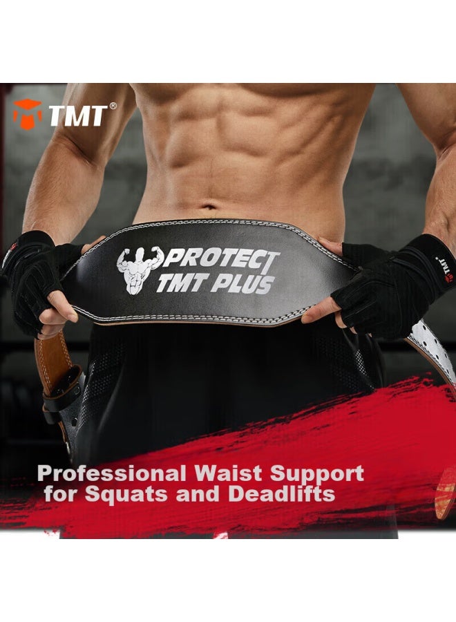 Tmt Fitness Waist Belt, Back Support Belt, Squatting, Weightlifting, Deadlift, Sports Cowhide Belt, Weighted Strength Lift, Waist Support, Waist Wrap - Image 1