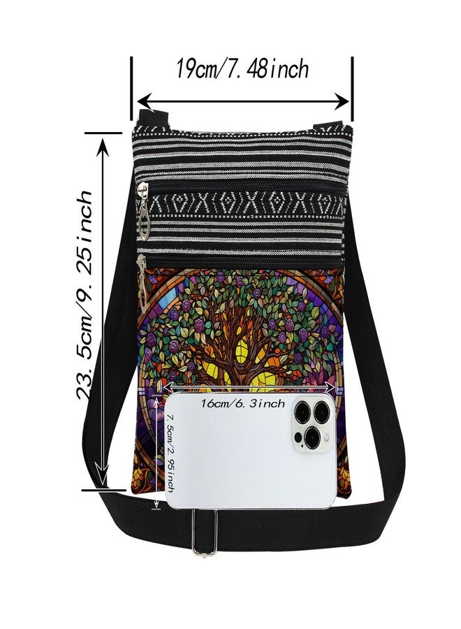 XiaoGalaee Tree of Life Crossbody Bag Adjustable Shoulder Strap for Nature Lover Adults Birthday Gift Mother's Day Present for Women Men Travel Purse - Image 4
