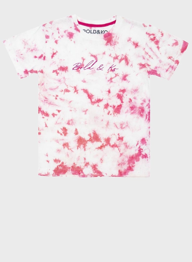 BOLD&KO Kids Tie Dye T-Shirt - Image 1