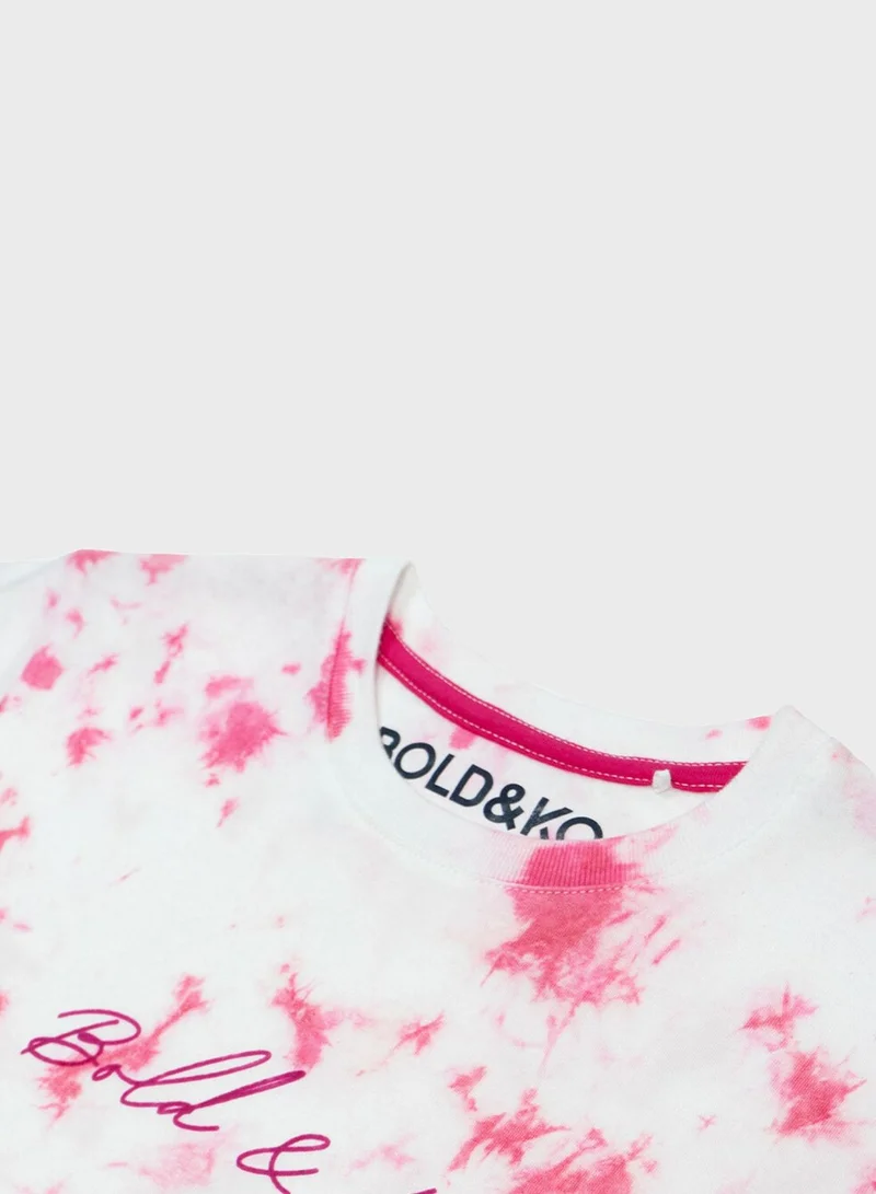 BOLD&KO Kids Tie Dye T-Shirt