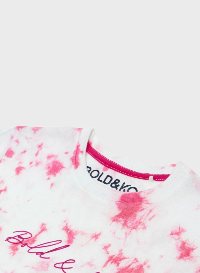 BOLD&KO Kids Tie Dye T-Shirt - Image 3