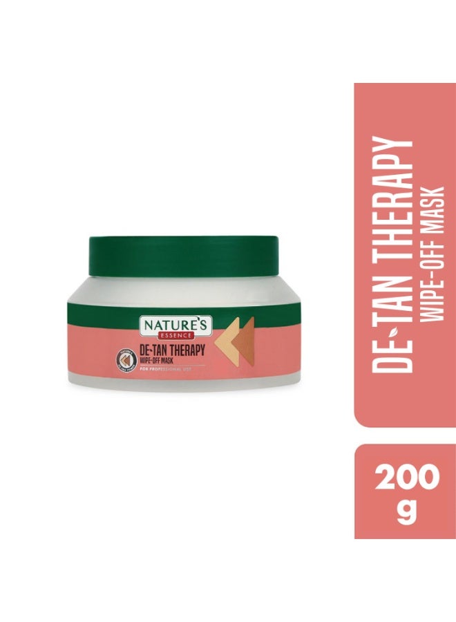 De-Tan Therapy wipe-off mask, 200 ml, White