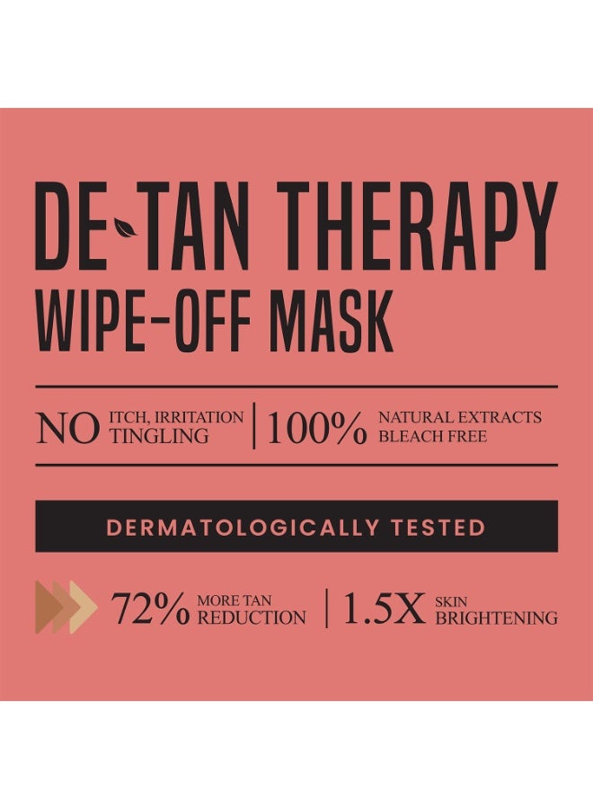 De-Tan Therapy wipe-off mask, 200 ml, White