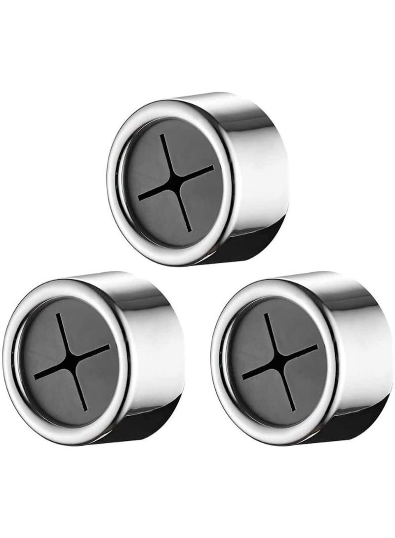 3 Pcs Self-Adhesive Kitchen Towel Holder Kitchen Hooks Round Wall Mount Hook Hand Towel Holder for Bathroom, Kitchen and Home, No Drilling - Image 1