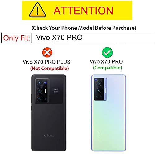 REALCASE Vivo X70 Pro Back Cover Case | Stylish Frameless Matte Skin | Soft TPU Shock Proof Bumper Back Cover for Vivo X70 Pro 5G (F-Black) - Image 2