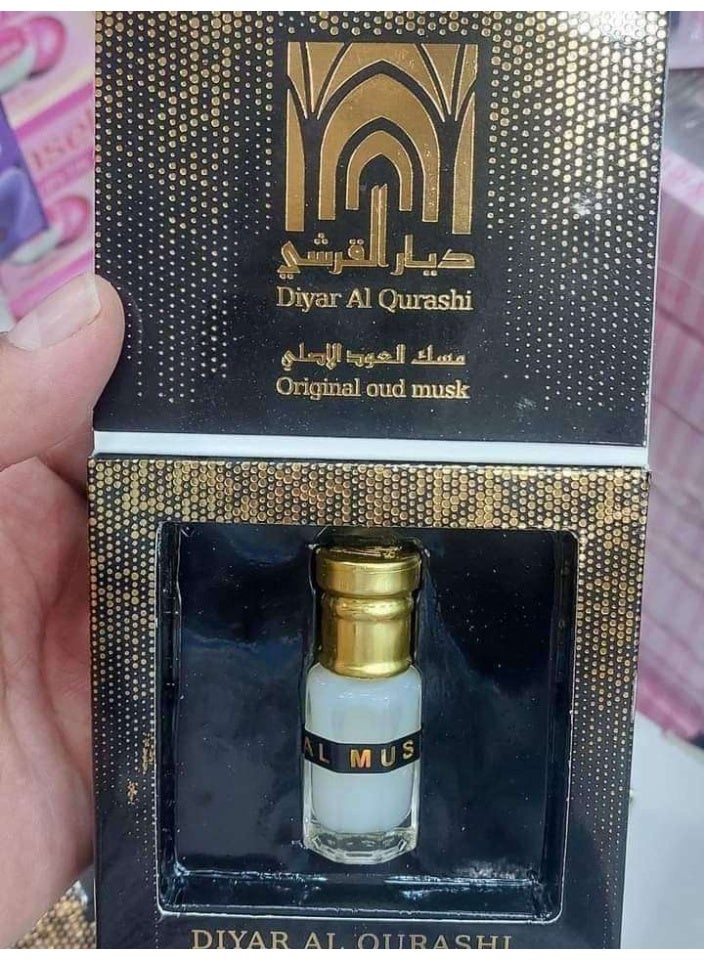 MISK INTIMATE Tahara Al-Qurashi Musk, 3 Pieces, White Musk, Rose Musk, Musk Box - Image 4