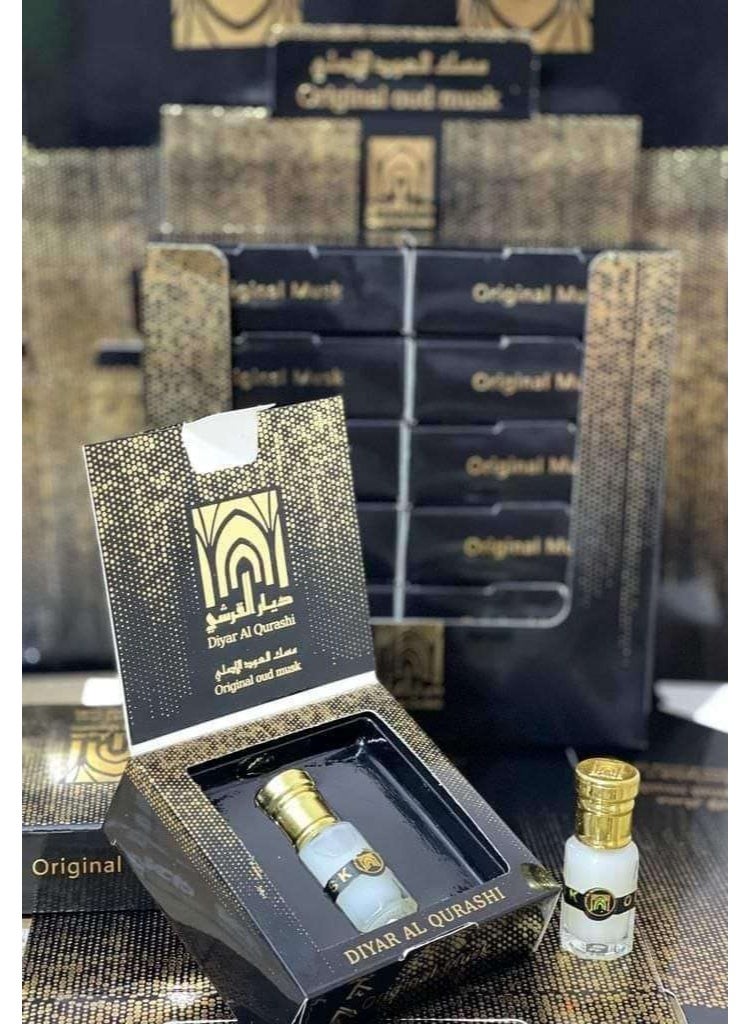 MISK INTIMATE Tahara Al-Qurashi Musk, 3 Pieces, White Musk, Rose Musk, Musk Box - Image 2