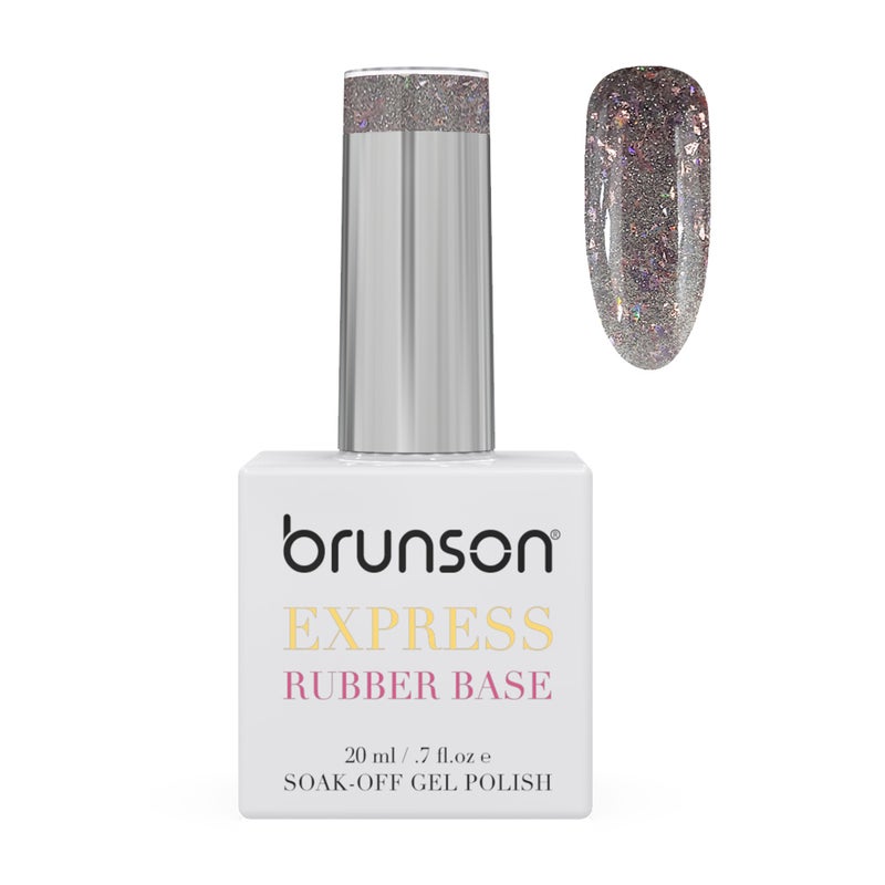 brunson TPO free Rubber Base Gel polish 20ml Soak Off Base Coat for Nail Strengthening Long Lasting Gel Polish Base for Chip Free Shine Brittle Nails UV Rubber base Russian manicure Non Yellowing salon manicure - Image 1