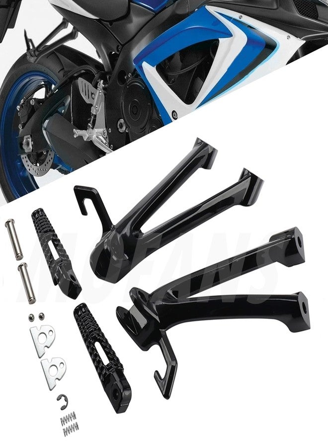 MOFANS Rear Passenger Footpegs Set Fit for Suzuki Gsxr 600 750 2006 2007 - Image 3