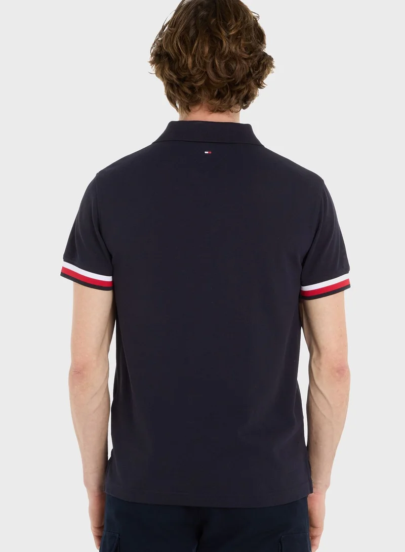 TOMMY HILFIGER Logo Slim Fit Polo