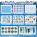 PARTY TONIGHT 218Pcs Winter Party Favors Holiday Stationery Gift Set 24 Pack Winter Christmas Classroom Gifts Goodie Bag Fillers Stuffers Classroom Exchange Frozen Christmas Party Favors - Image 4