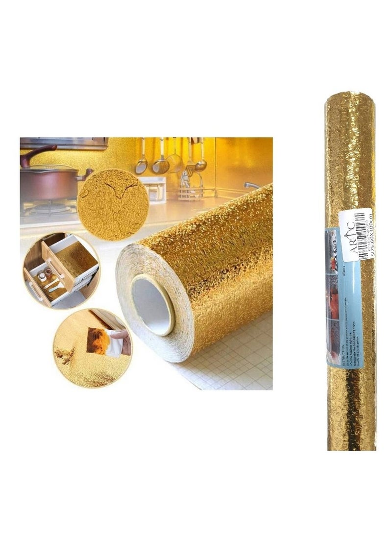ARTC ARTC Waterproof Self Adhesive Foil Sticker Gold 60x300cm  - Image 1