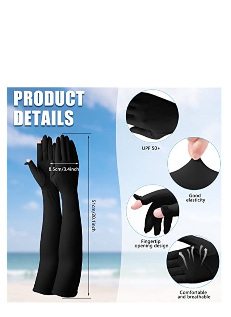 2 Pairs UV Long Sun Gloves Women's Sunblock Driving Gloves Sun Protective for Outdoor Sports - pzsku/Z480A591FC596B0D43FFBZ/45/_/1721199177/888892c3-1241-4c4b-b28b-5a2f426e9d18