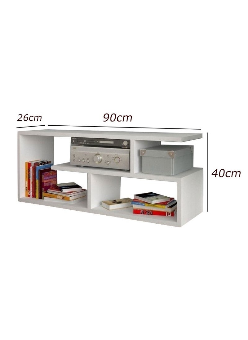 Generic - Modern TV unit - height 40 cm - width 90 cm - depth 26 cm, from Furniture Store. - Image 1