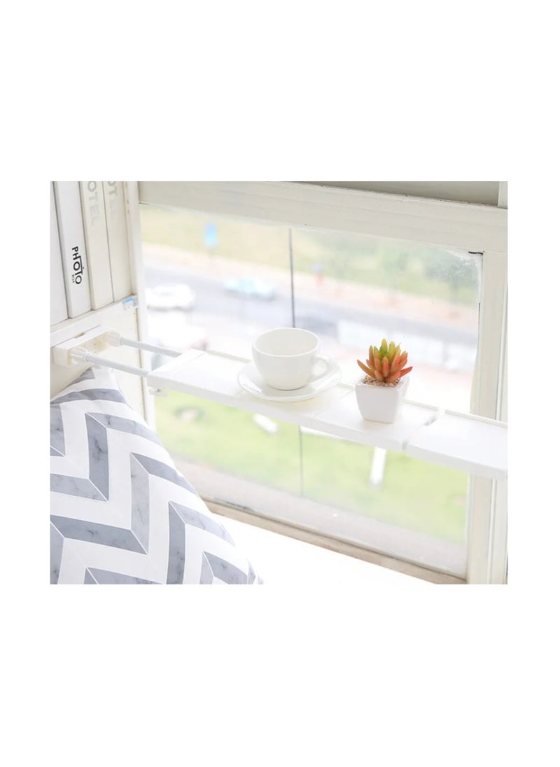 Generic - Expandable Closet Tension Shelf DIY Divider Separator Adjustable Storage Rack Wall mounted storage rack - Image 1