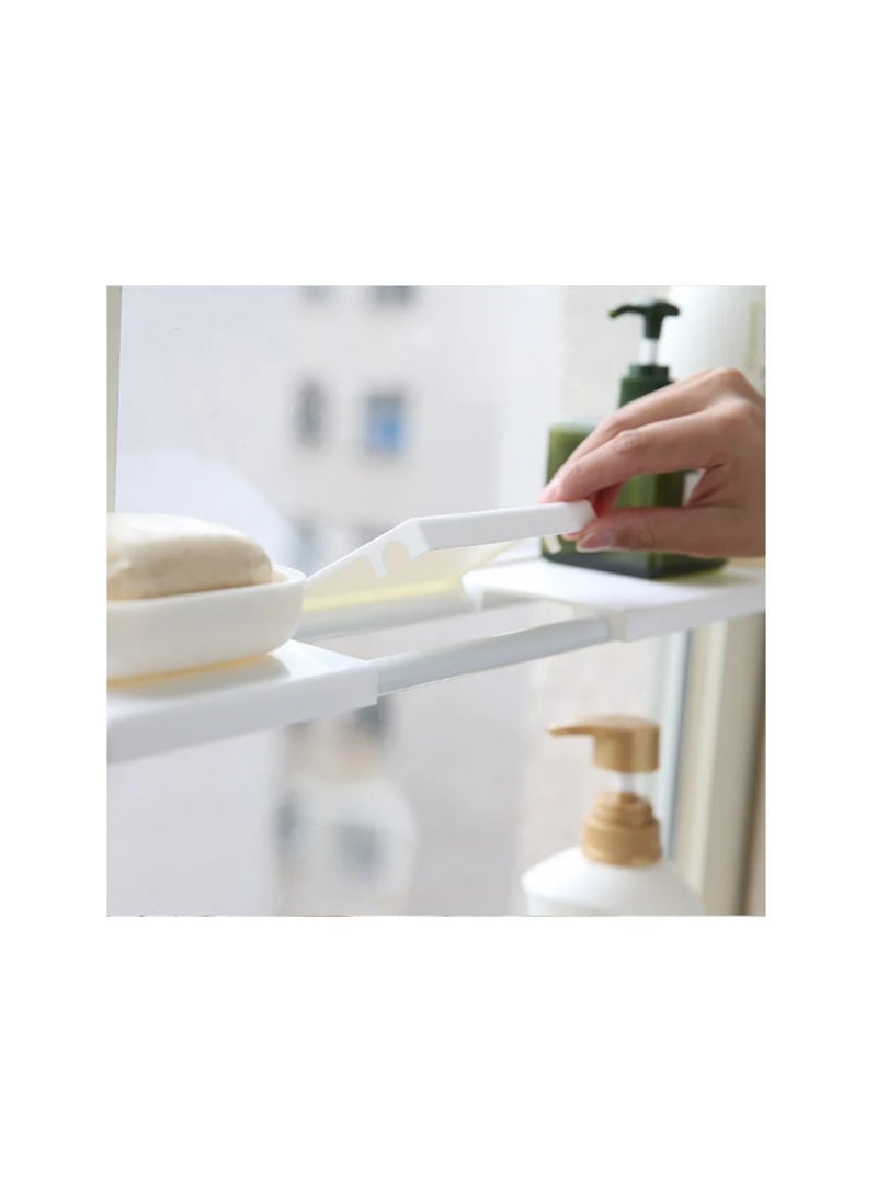 Generic - Expandable Closet Tension Shelf DIY Divider Separator Adjustable Storage Rack Wall mounted storage rack - Image 1