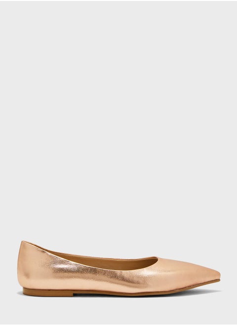 Pointed Toe Ballerinas