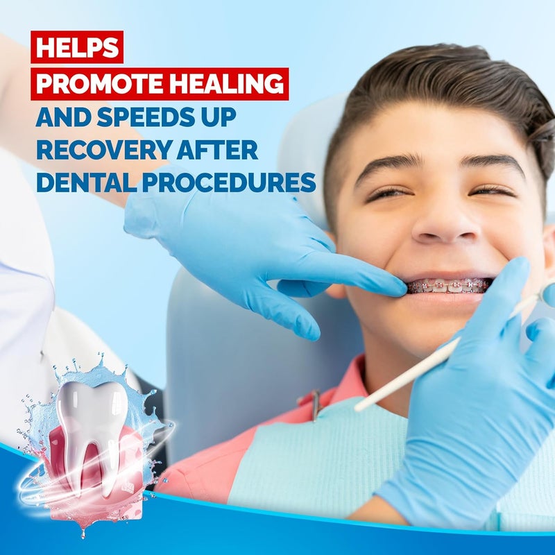 Gengigel Hyaluronic Acid Mouthrinse 300 ml Oral Care Solution for Gum Health Reduces Discomfort Helps Relieve Gum Recession Gingivitis No Alcohol or SLS Vegan Kosher - Image 5