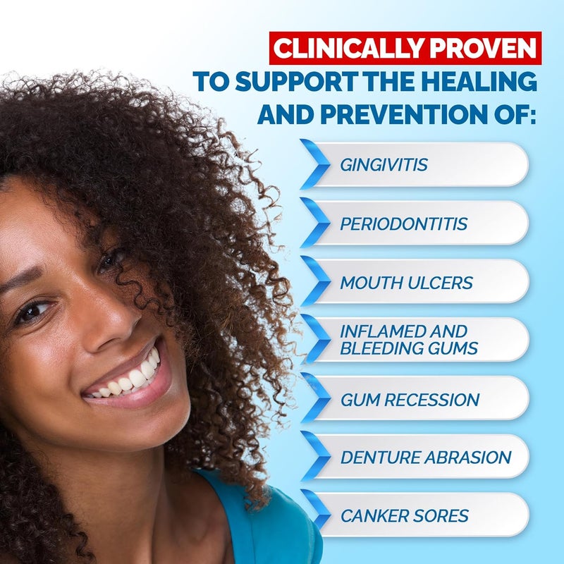 Gengigel Hyaluronic Acid Mouthrinse 300 ml Oral Care Solution for Gum Health Reduces Discomfort Helps Relieve Gum Recession Gingivitis No Alcohol or SLS Vegan Kosher - Image 4