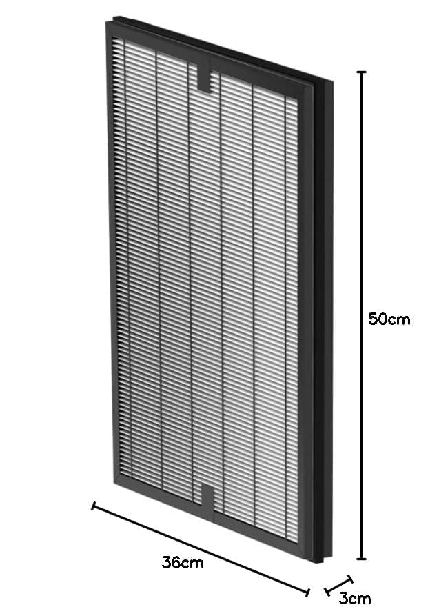 H14® HEPA + Activated Carbon Replacement Filter Compatible with Honeywell V2 Air Purifier | Removes PM2.5, Smoke, Odors & Allergens | High Performance Air Purifier Filter | 1-Pack - Image 3