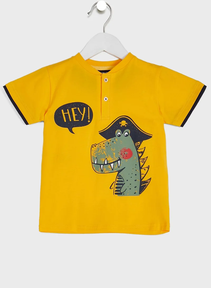 Babybol Infant Graphic T-Shirt & Jeans