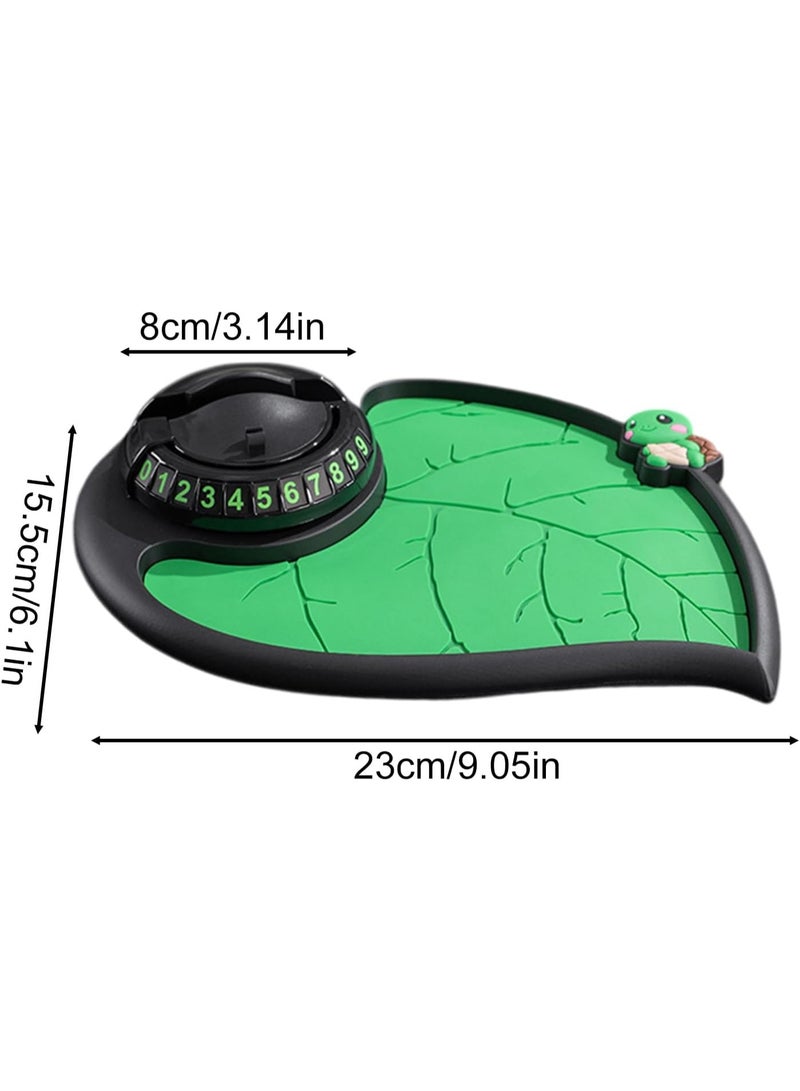 Soofam Dashboard Mat Non Slip | Multifunctional Anti-Slip Dash Mat With Leaves Shape - Strong & Safe Automotive Supplies For Vehicle Center Console Driver Side - Image 5
