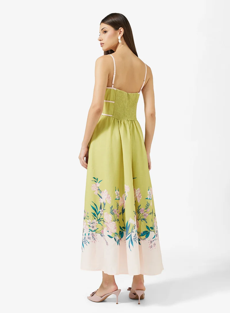 ايلا Strappy Printed Dress