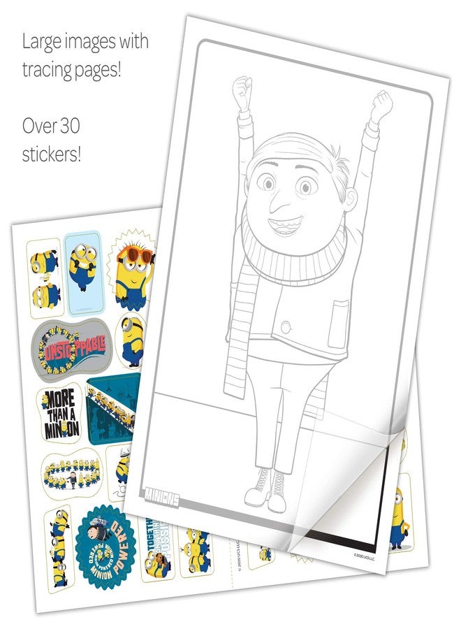 Despicable Me Minions Rise of Gru Despicable Me 48-Page Color and Trace Activity Book 48406 - Image 2