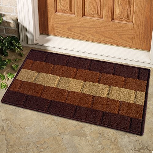 Status Contract Anti Slip Front Door Mat|(38x58cm) Living Room Rug for Entrance Door|Polypropylene Floor Mat for Home|Essential Small Rug for Office, Bedroom & Kitchen| (Brown), Rectangular - Image 4