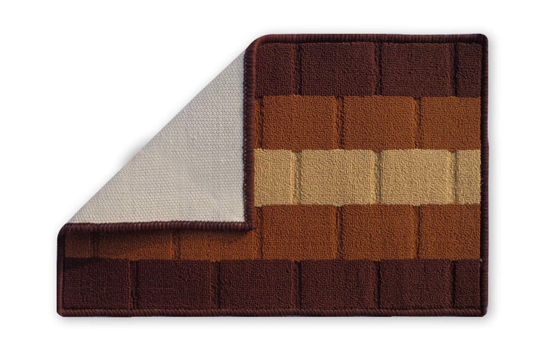 Status Contract Anti Slip Front Door Mat|(38x58cm) Living Room Rug for Entrance Door|Polypropylene Floor Mat for Home|Essential Small Rug for Office, Bedroom & Kitchen| (Brown), Rectangular - Image 5