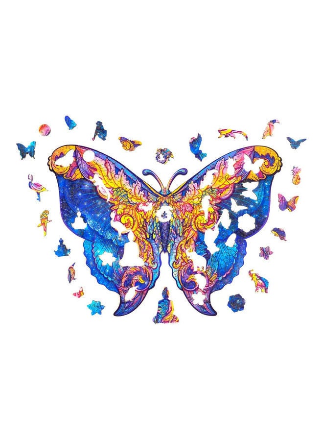 NIBEMINENT 124-Piece Animal Shaped Wooden Jigsaw Puzzle - Image 2