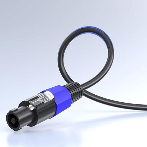 IMAGINEA Speakon to Speakon Speaker Cable | Pack of 2 | Professional Audio Speaker Wire with Twist Lock Connectors for Amplifier, DJ Mixer, PA System & Stage Sound Equipment (5 Meter) - Image 3