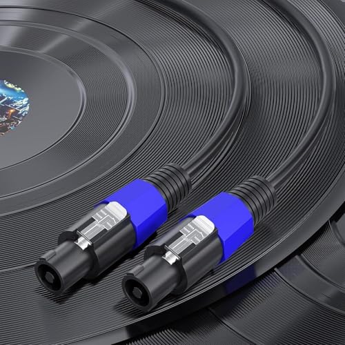IMAGINEA Speakon to Speakon Speaker Cable | Pack of 2 | Professional Audio Speaker Wire with Twist Lock Connectors for Amplifier, DJ Mixer, PA System & Stage Sound Equipment (5 Meter) - Image 4