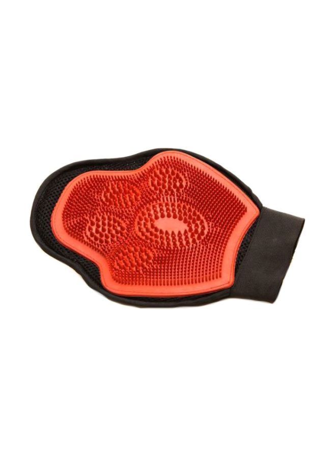 NIBEMINENT Pet Massage Glove Red/Black