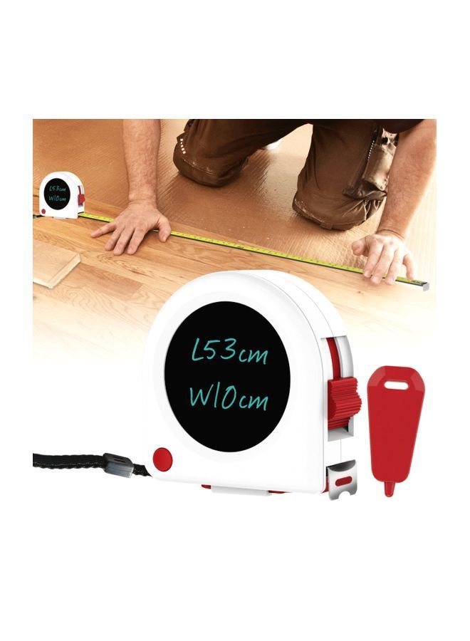 NIBEMINENT Tape Measure With LCD Writing Board White 68x30x70millimeter  - Image 4