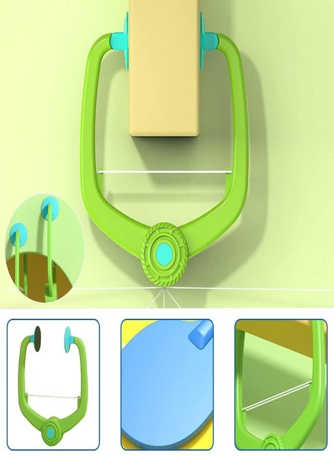 TEMSON TAMSON Indoor Hanging Table Tennis Trainer Portable Set, Hanging PingPong Training Devic, Portable Paddles and Balls Exerciser for Door Frame Parent Child Interaction Toy, No Need Table - Image 3